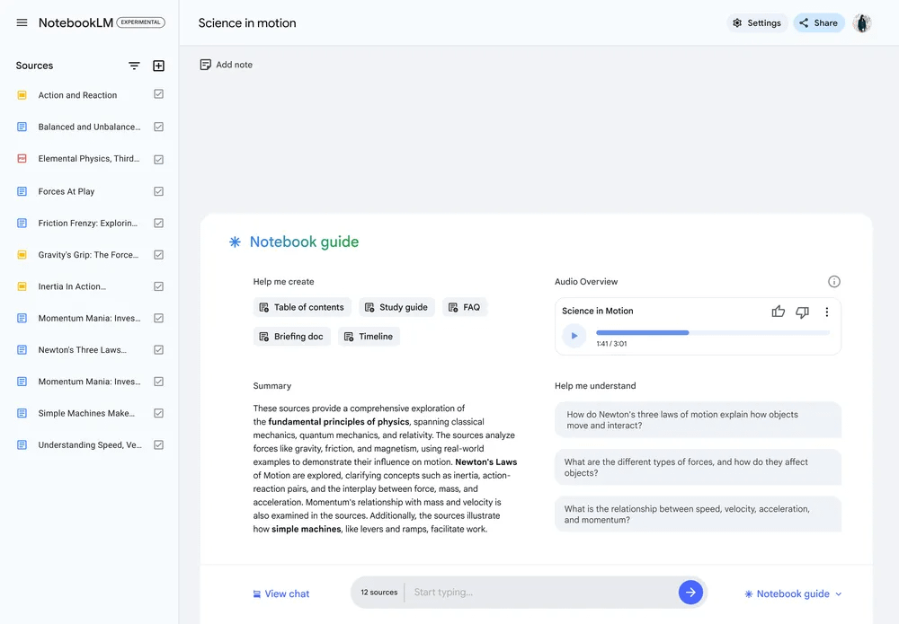 Google NotebookLM推出 “Audio Overview” 的功能 可以将任意文档转换成播客对话 Google NotebookLM推出 “Audio Overview” 的功能 可以将任意文档转换成播客对话