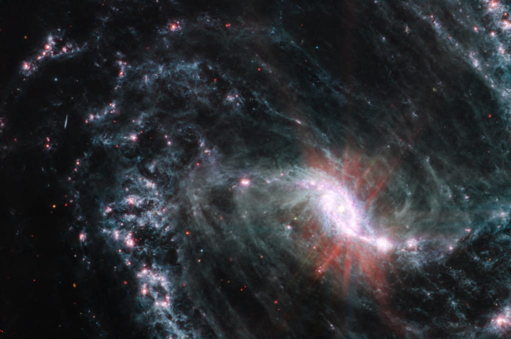 Barred Spiral Galaxy NGC 1365 from Webb Barred Spiral Galaxy NGC 1365 from Webb
