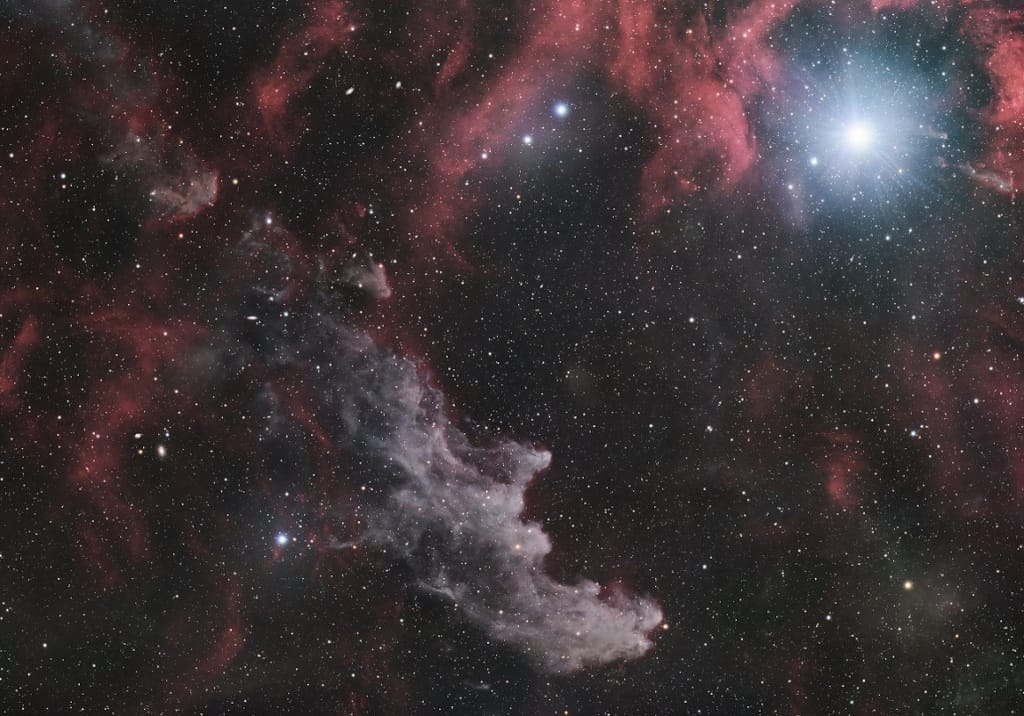 Rigel and the Witch Head Nebula Rigel and the Witch Head Nebula