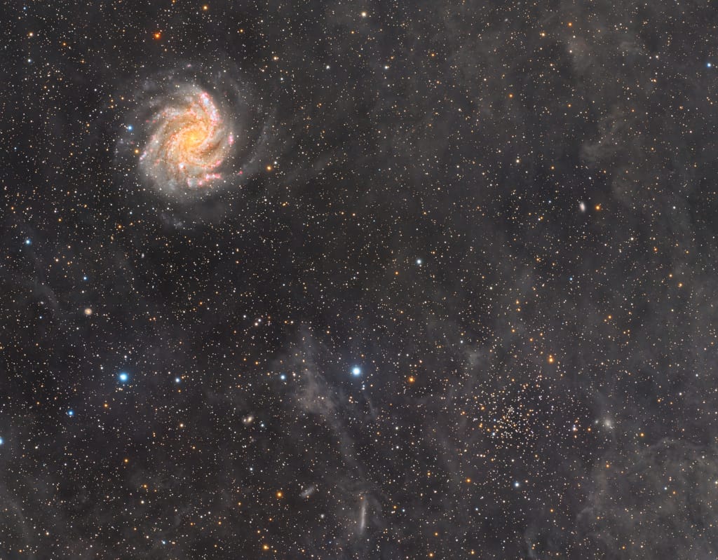 NGC 6946 and NGC 6939 NGC 6946 and NGC 6939