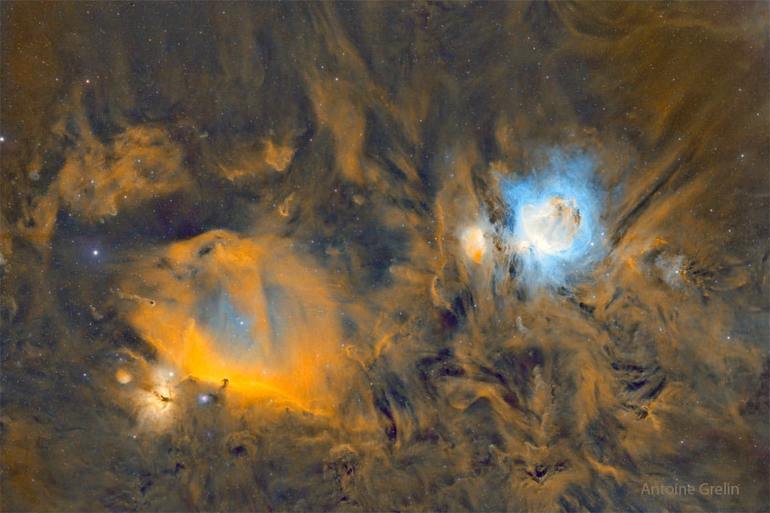 Horsehead and Orion Nebulas Horsehead and Orion Nebulas