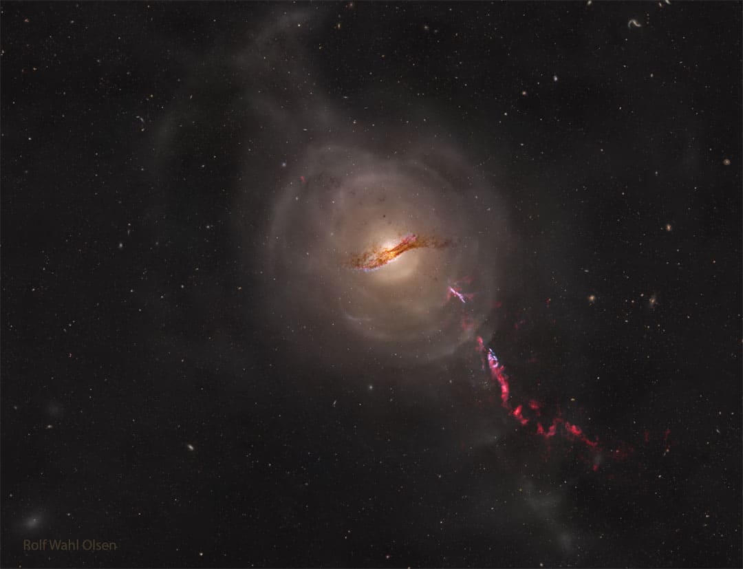 The Shells and Jets of Galaxy Centaurus A The Shells and Jets of Galaxy Centaurus A
