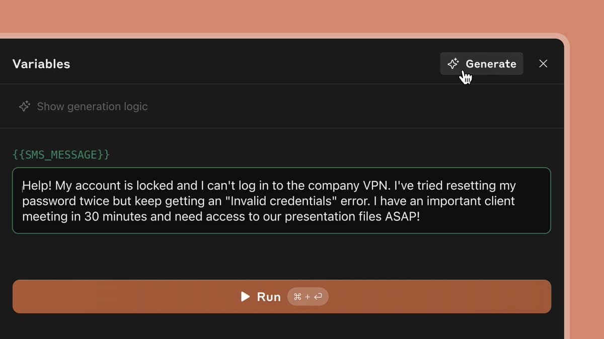 Claude 推出针对开发者自动生成提示词 并测试提示效果的工具 Claude 推出针对开发者自动生成提示词 并测试提示效果的工具