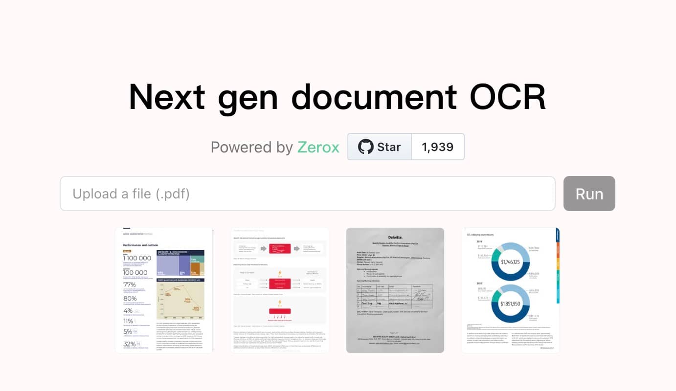 Zerox :一个简单易用的GPT OCR 工具 可将 PDF、DOCX 等文件转换为 Markdown 格式 Zerox :一个简单易用的GPT OCR 工具 可将 PDF、DOCX 等文件转换为 Markdown 格式