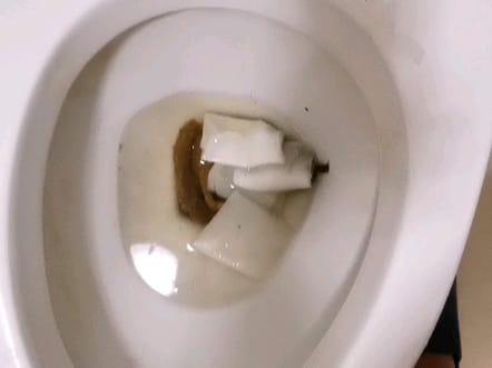 冲厕所