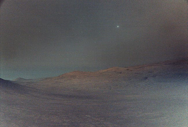 Deimos Before Sunrise