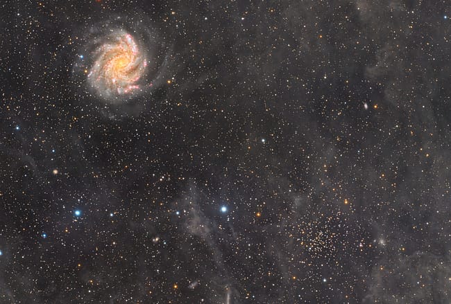 NGC 6946 and NGC 6939