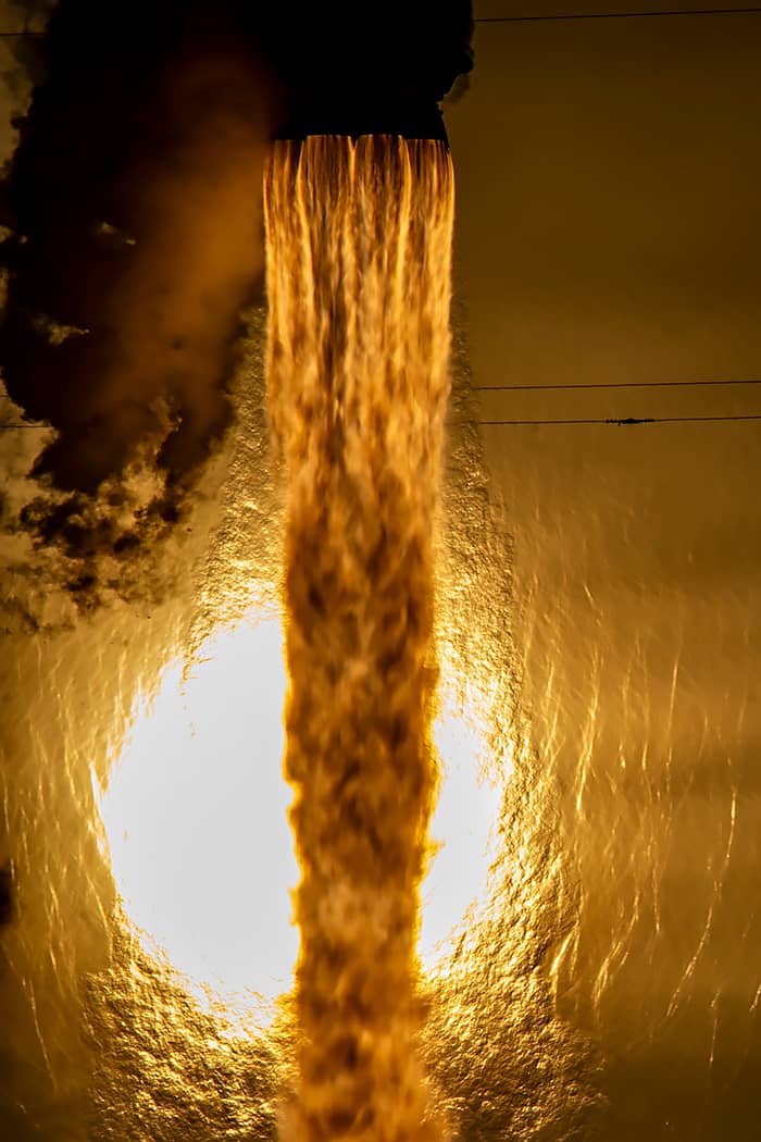 Rocket Eclipse at Sunset Rocket Eclipse at Sunset