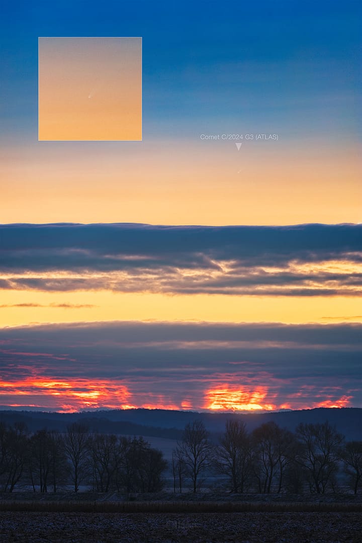 Comet ATLAS Before Sunrise Comet ATLAS Before Sunrise