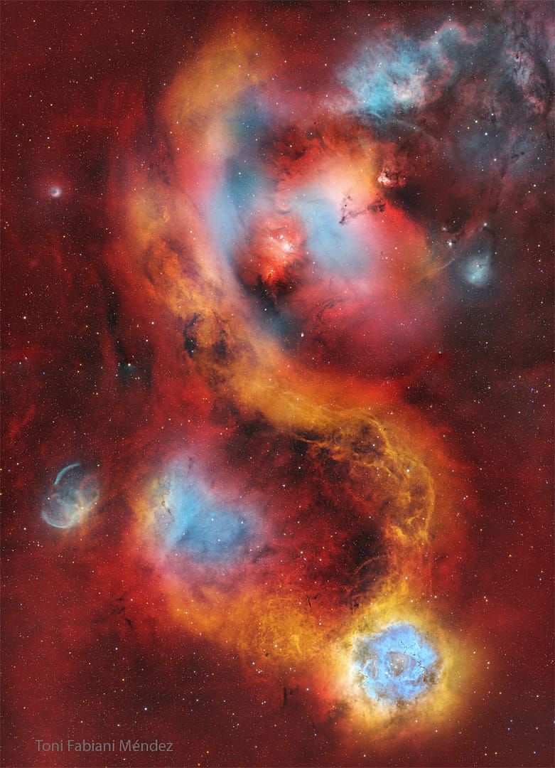 Rosette Nebula Deep Field Rosette Nebula Deep Field