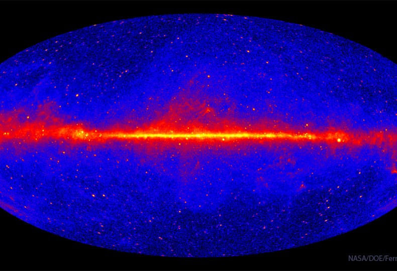 Fermis 12 year All Sky Gamma ray Map Fermis 12 year All Sky Gamma ray Map
