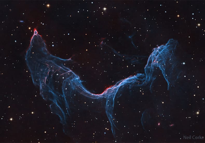 The Mermaid Nebula Supernova Remnant The Mermaid Nebula Supernova Remnant