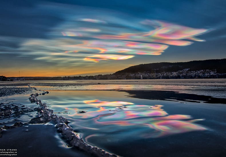 Iridescent Clouds over Sweden Iridescent Clouds over Sweden