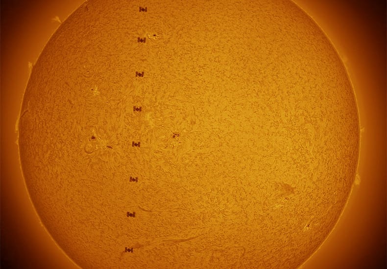 International Space Station Crosses the Sun International Space Station Crosses the Sun