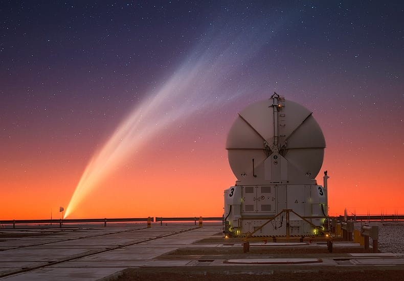 Comet G3 ATLAS: a Tail and a Telescope