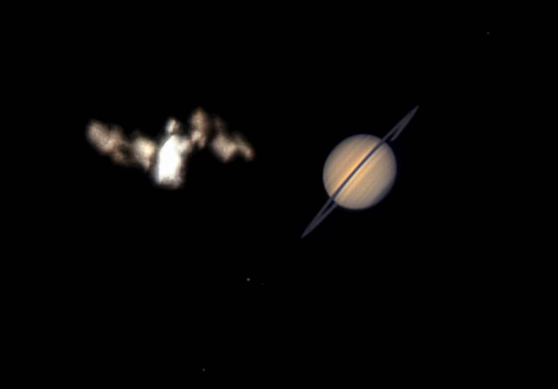 ISS Meets Saturn