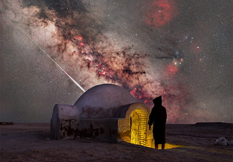 Milky Way Over Tunisia Milky Way Over Tunisia