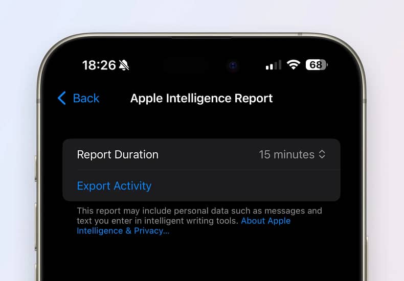 苹果 Apple Intelligence 为用户提供详细的隐私报告 供用户查看AI调用情况 苹果 Apple Intelligence 为用户提供详细的隐私报告 供用户查看AI调用情况