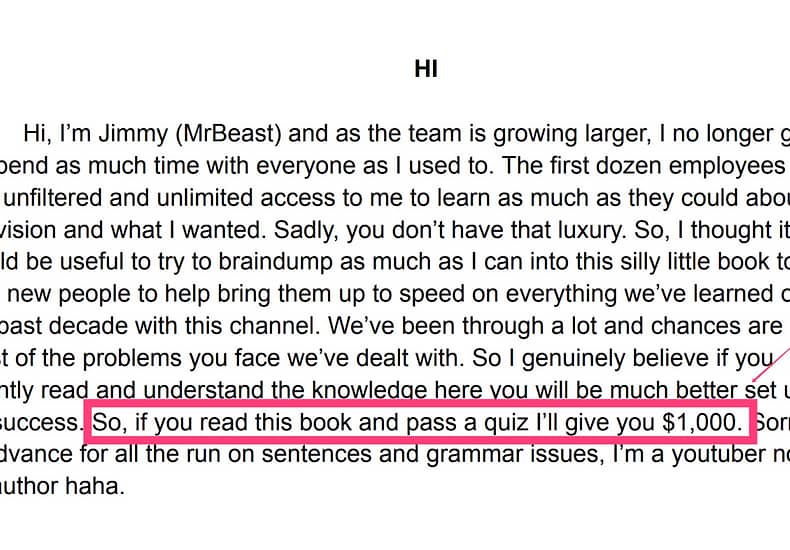 3.17亿粉丝 全球第一网红 MRBEAST 公司内部培训手册 教你如何制造爆款内容 3.17亿粉丝 全球第一网红 MRBEAST 公司内部培训手册 教你如何制造爆款内容