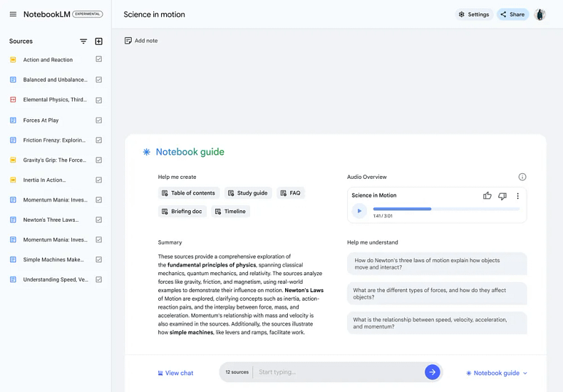 Google NotebookLM推出 “Audio Overview” 的功能 可以将任意文档转换成播客对话 Google NotebookLM推出 “Audio Overview” 的功能 可以将任意文档转换成播客对话
