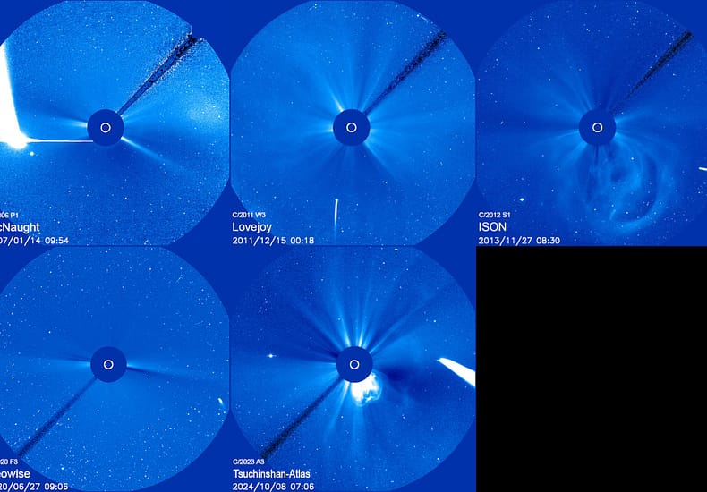 Five Bright Comets from SOHO Five Bright Comets from SOHO