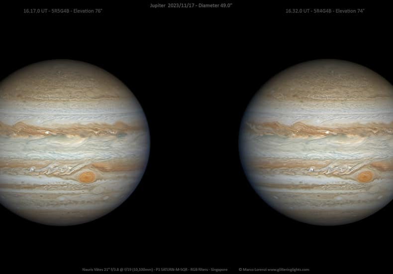 Stereo Jupiter near Opposition Stereo Jupiter near Opposition