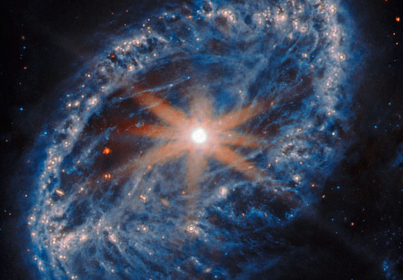 Spiral Galaxy NGC 2566 from Webb Spiral Galaxy NGC 2566 from Webb