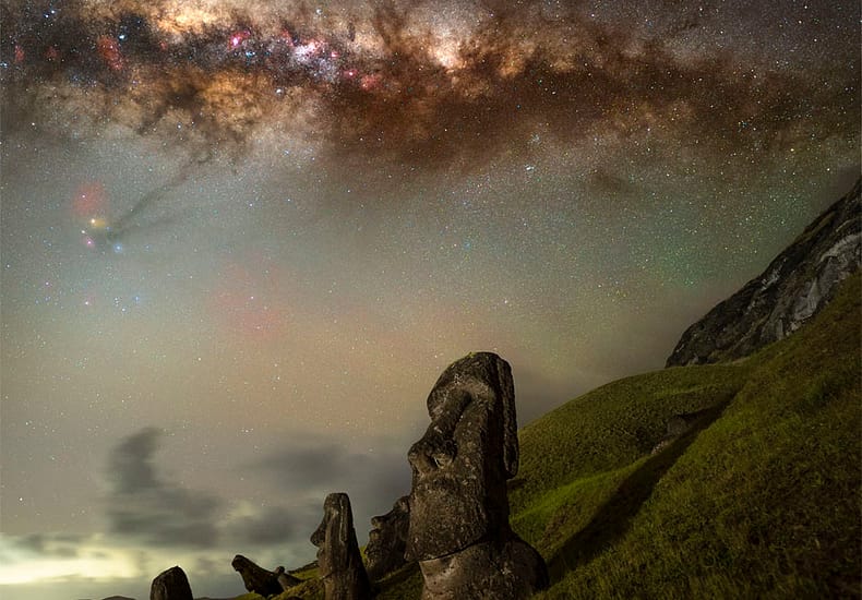 Milky Way over Easter Island Milky Way over Easter Island