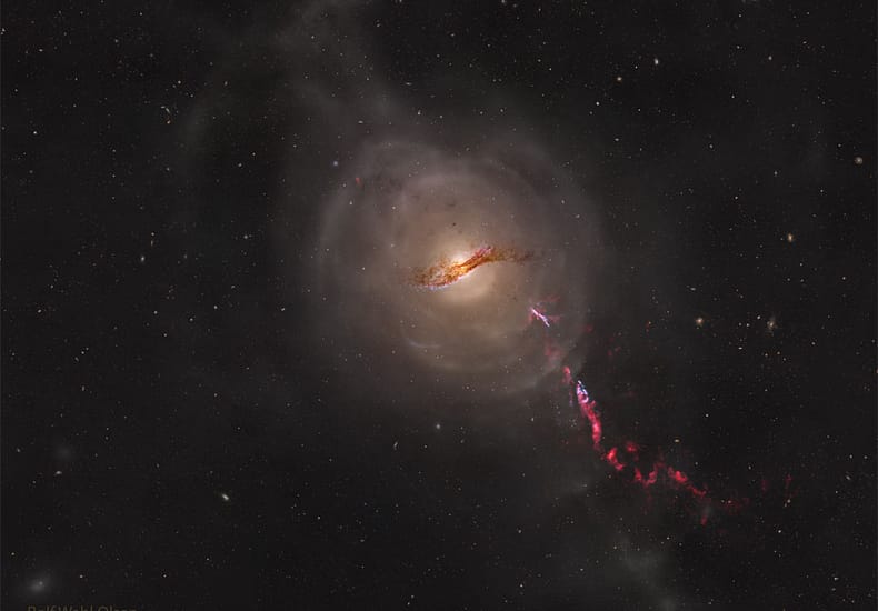 The Shells and Jets of Galaxy Centaurus A The Shells and Jets of Galaxy Centaurus A