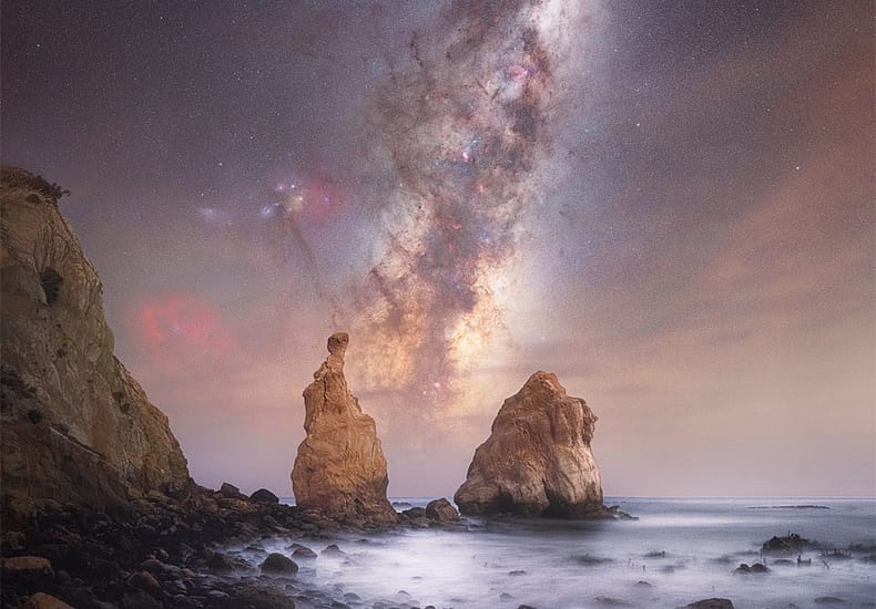 Milky Way Through Otago Spires Milky Way Through Otago Spires