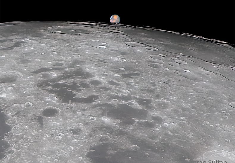 Wolf Moon Engulfs Mars
