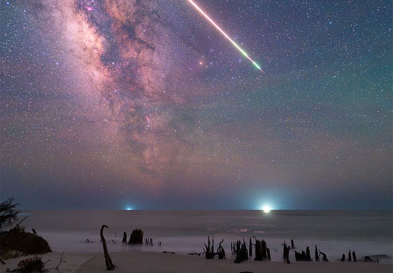 Fireball over Cape San Blas