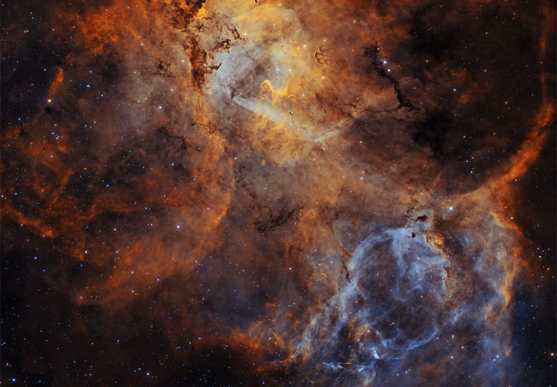 Sh2 132: The Lion Nebula Sh2 132: The Lion Nebula