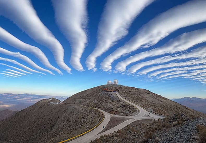 Undulatus Clouds over Las Campanas Observatory Undulatus Clouds over Las Campanas Observatory