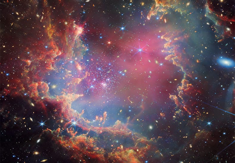 NGC 602: Stars Versus Pillars from Webb NGC 602: Stars Versus Pillars from Webb