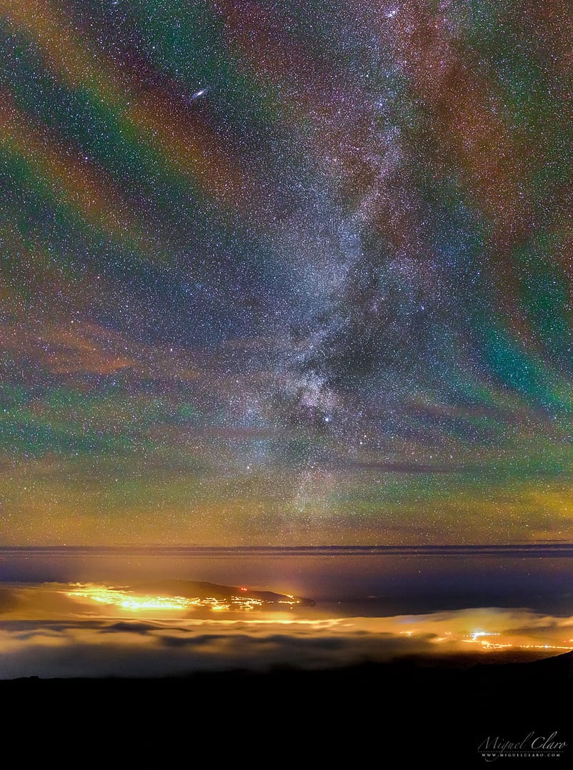 Rainbow Airglow over the Azores Rainbow Airglow over the Azores