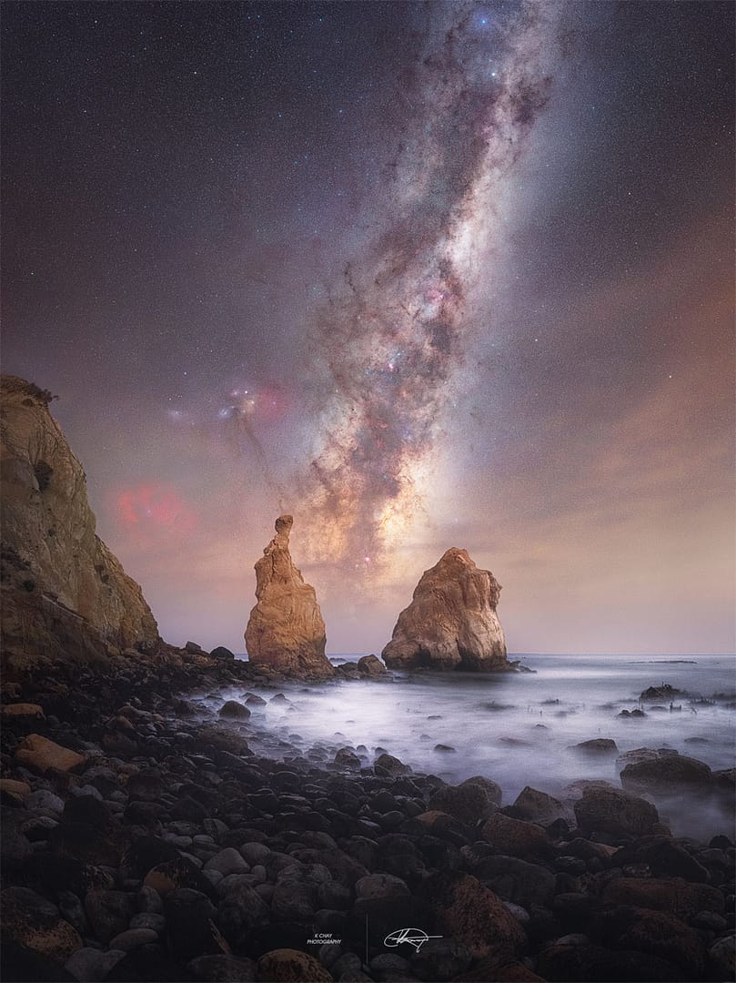 Milky Way Through Otago Spires Milky Way Through Otago Spires