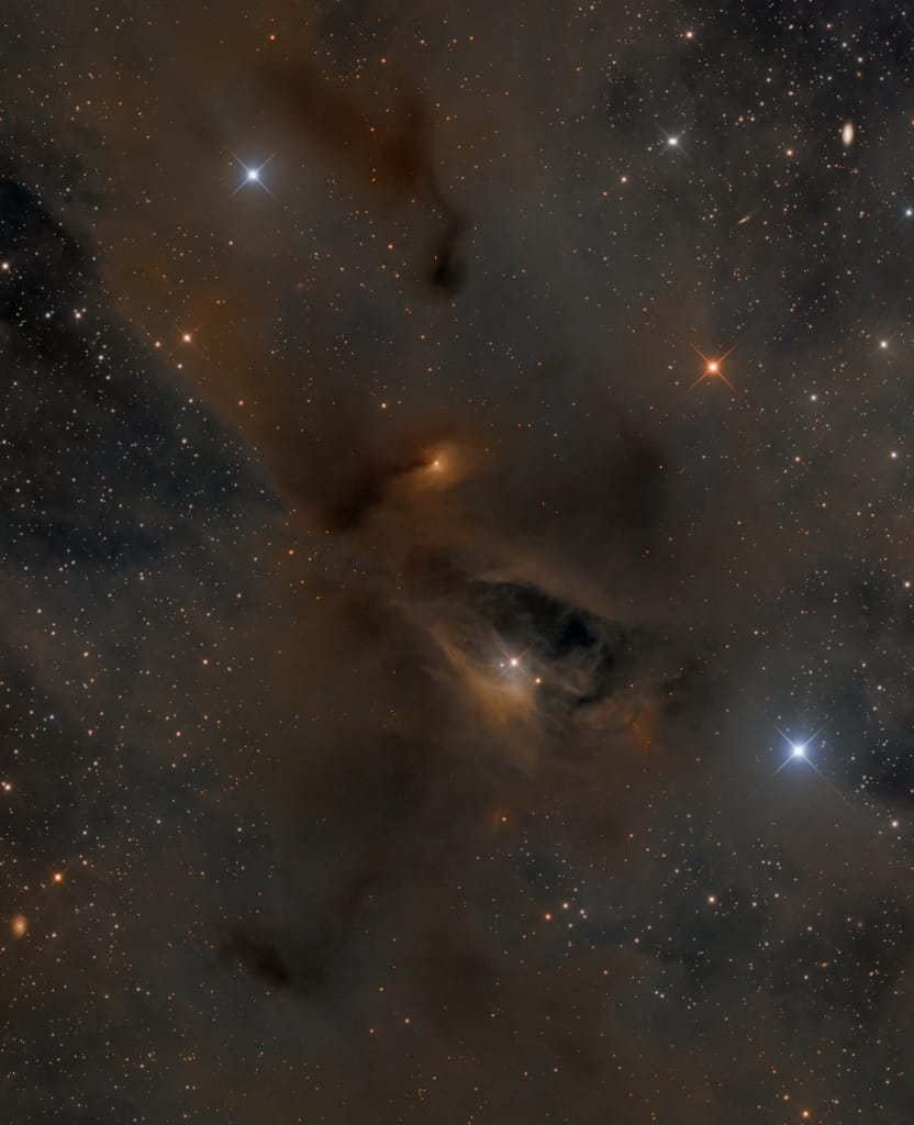 Young Stars, Dark Nebulae Young Stars, Dark Nebulae