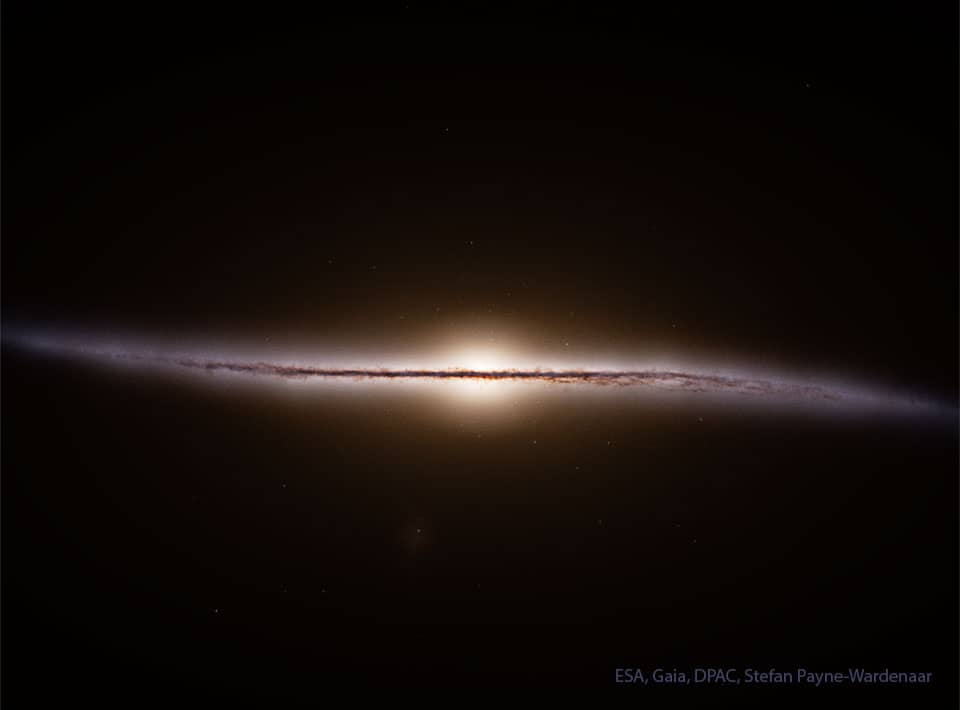 Gaia Reconstructs a Side View of our Galaxy Gaia Reconstructs a Side View of our Galaxy