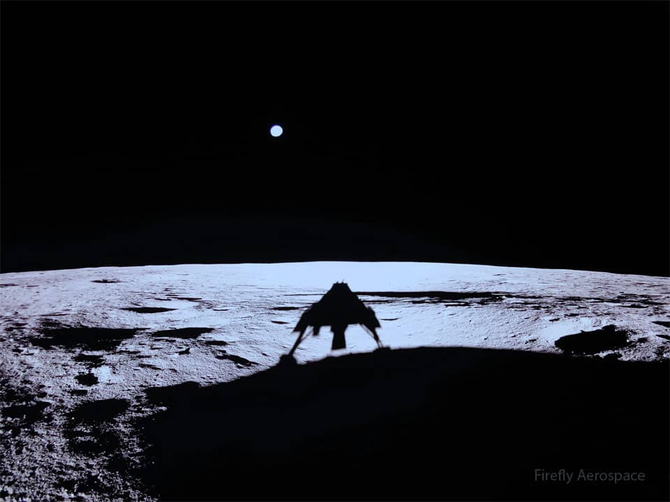 Blue Ghost on the Moon Blue Ghost on the Moon