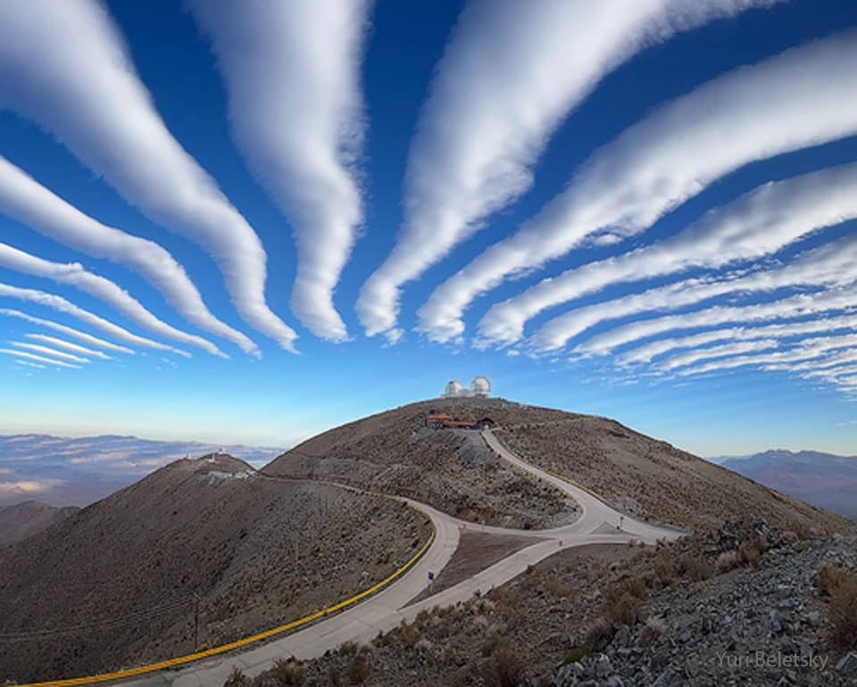 Undulatus Clouds over Las Campanas Observatory Undulatus Clouds over Las Campanas Observatory
