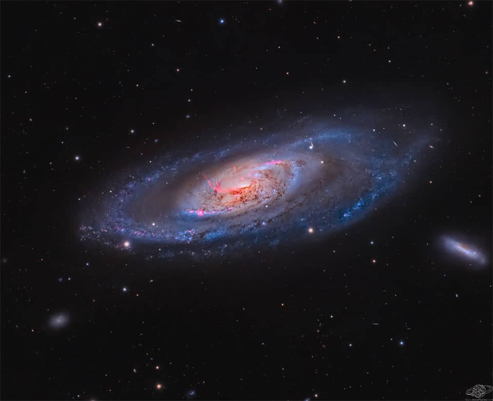 M106: A Spiral Galaxy with a Strange Center M106: A Spiral Galaxy with a Strange Center