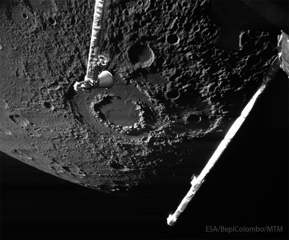 Mercurys Vivaldi Crater from BepiColombo Mercurys Vivaldi Crater from BepiColombo