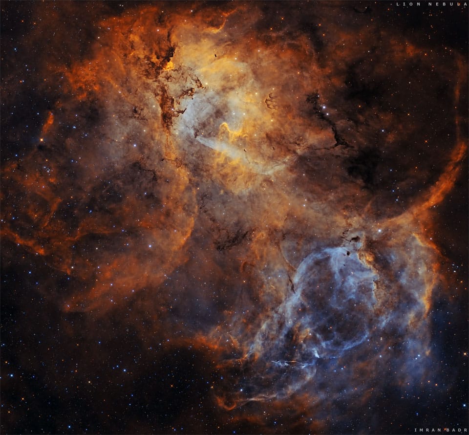 Sh2 132: The Lion Nebula Sh2 132: The Lion Nebula