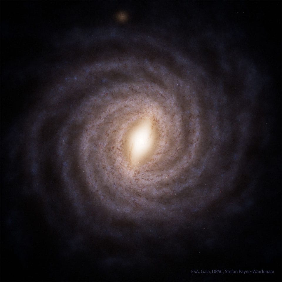 Gaia Reconstructs a Top View of our Galaxy Gaia Reconstructs a Top View of our Galaxy