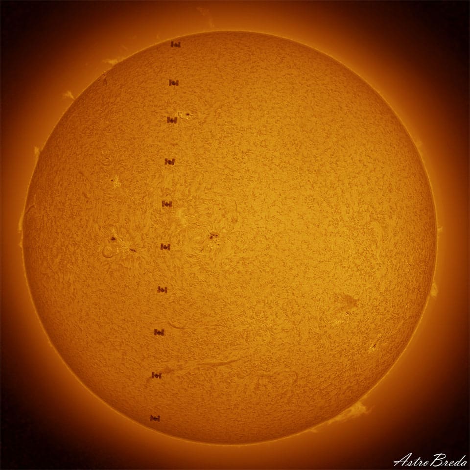 International Space Station Crosses the Sun International Space Station Crosses the Sun