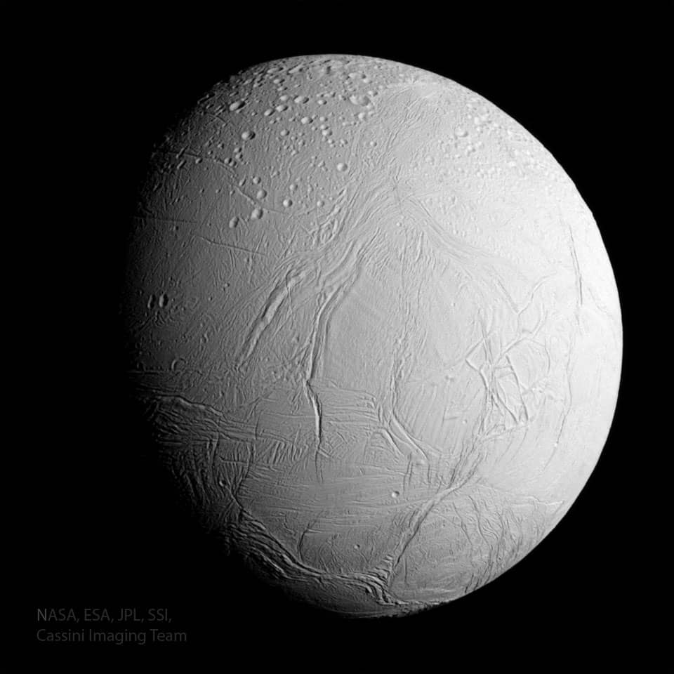 Enceladus in True Color Enceladus in True Color
